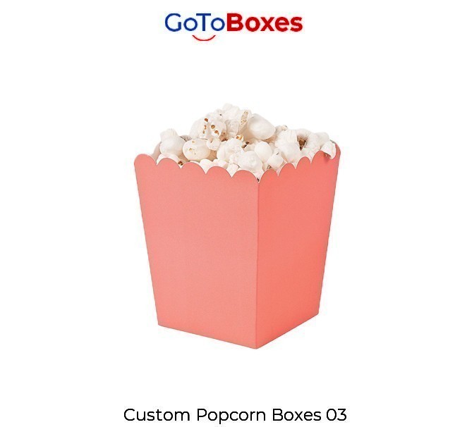 Plain Popcorn Boxes